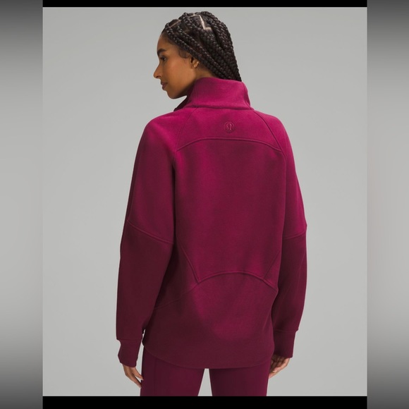NWT! Womens Lululemon Scuba Oversized Funnel-Neck Full Zip Long. - Picture 2 of 8
